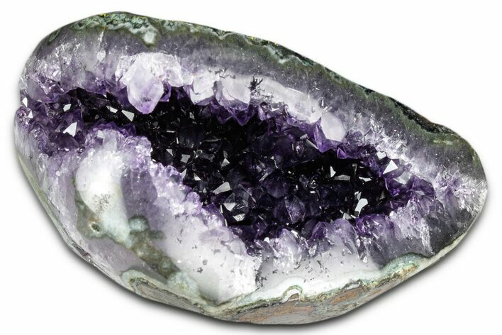 Sparkly Deep-Purple Amethyst Geode - Uruguay #345938